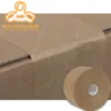 Wholesale logo printed brown kraft paper self adhesive tape