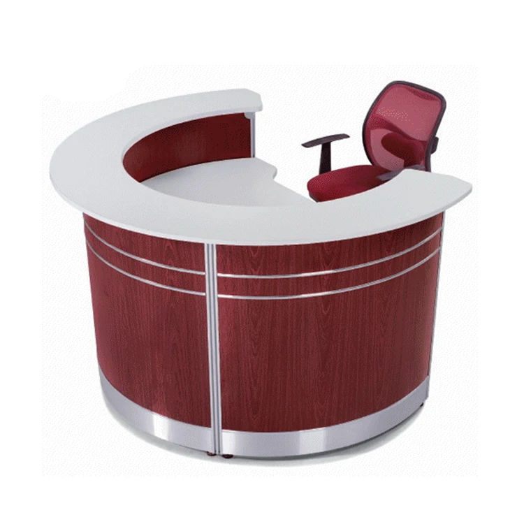 Fenghe Office Furniture Half Round Office Small Curved Reception