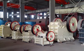 PIONEER high quality bucket jaw crusher/rock crusher machine