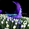 Novelty LED lit artificial white tulip flower wholesale