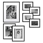 Photo Photo Frame 5 Colors Black White Solid Wood A1 A2 A3 A4 8X10 11X14 Inch Picture Photo Frame With Mat