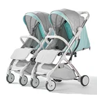Factory smart design twin baby doll doublre stroller pram for 2