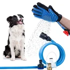 2-In-1 Cat Dog Bath Pet massage glove,pet grooming glove