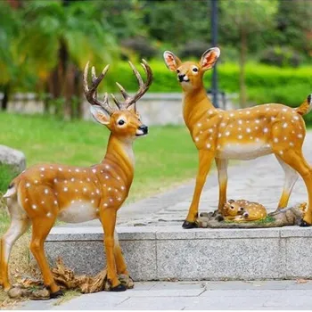 outdoor resin deer