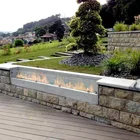 Inno living fire 1.2 M stainless steel box chimenea de alcohol outdoor
