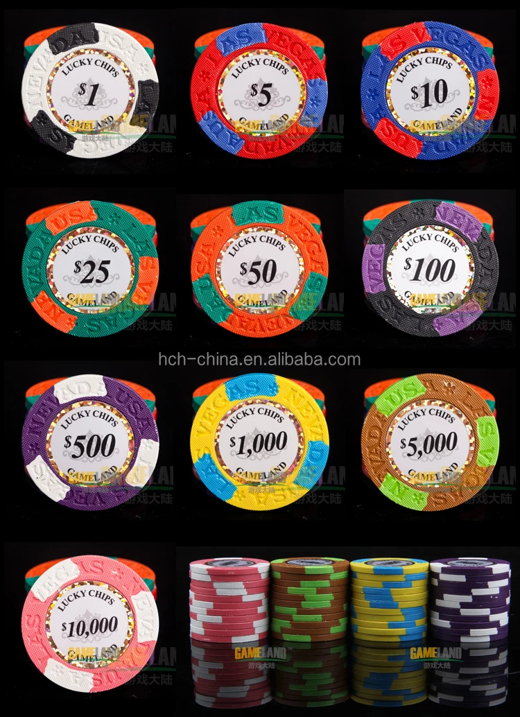 500 poker chips 14g