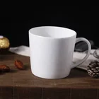 Factory supplier new bone china custom white stoneware japanese mug for tea