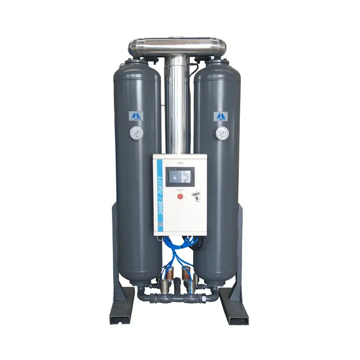 low gas consumption Heated Regenerative Desiccant newest compressed air dryer