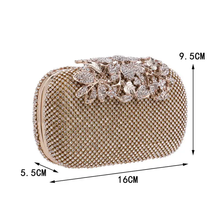 Trendy Fancy Clutches Luxurious Hot Beg For Women Rhinestone Evening Clutch Bags