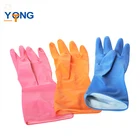 Customized water resistant dish washing household latex glove