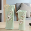 Home decorations small wholesale porcelain holder ceramic classic flower vase