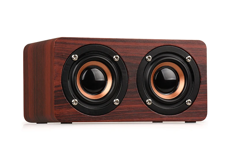 Hot Sale Home Theatre Mobile Phone Wireless Portable Wooden Blue tooth Speaker - ANKUX.COM