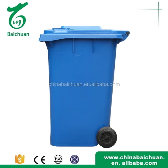 wood litter bin