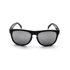 Vintage print frame fashion silver mirror lens sunglasses