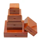 Inexpensive Good Velvet Large wooden jewelry box set