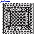 Custom logo printed polyester and cotton square head bandana
