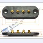 Customized quality 4 pin 2.6mm pitch smart watch charging pogo pin electrode connector