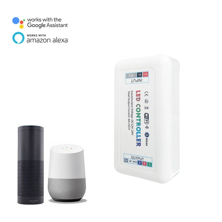 Amzaon Alexa Wifi LED Strip RGBW Controller For Smart Home - ANKUX.COM