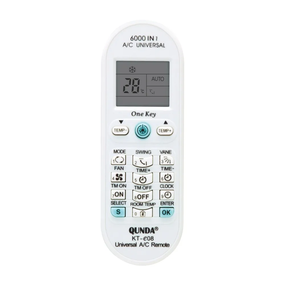 Universal air conditioner remote control KTE08 qunda, View air