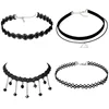 European and American Jewelry choker collars collarbone chain neck chain suit combination lace necklaces female