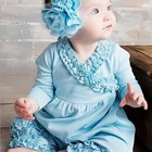 Wholesale newborn baby clothing long sleeve Infant baby romper set