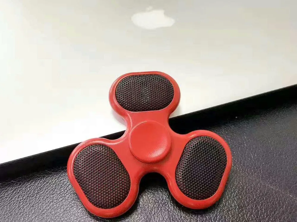 Fidget Bluetooth Spinner speaker with LED light & TF card Player Wireless Music Fingertips Metal Gyro Spinning Decompression Toy - ANKUX.COM