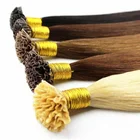 keratin bond indian raw u nail tip virgin remy human hair extension