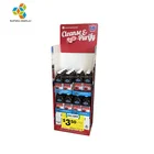 Custom Paper Box Display Cardboard FSDU Floor Standing Display Unit Exhibitor Carton Stand for Beverage