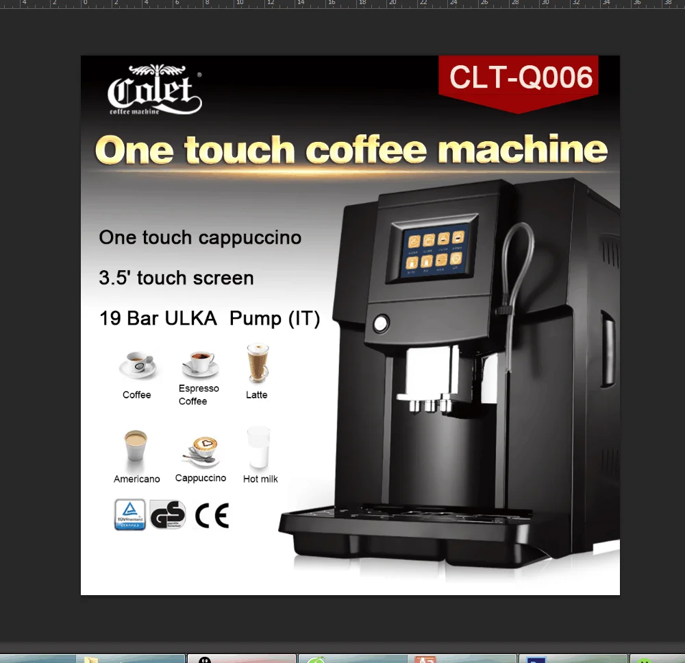 popular and automatic coffee vending machine