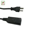Brazil Switzerland hot selling standard 3 pin electric ac extension cord plug tail