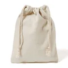 Fashionable Casual Sky Blue Canvas Denim Rope Drawstring Bag Backpack
