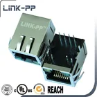 J1B1211CCD Single RJ45 Connector Module With 10/100 Base-tx Magnetics and Leds
