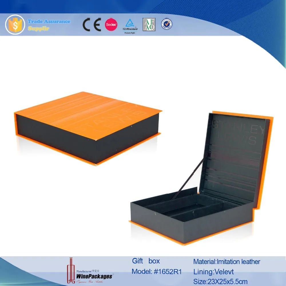 box, matte black cardboard wood chocolate gift packing box