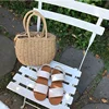 New Summer Straw Personality Small Tote Refreshing Rattan Beach Handbag Fashionable Ladies Handbags