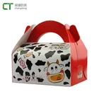 Latest promotion price milk cardboard kraft paper gift box for cake