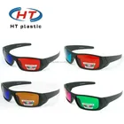 HT3D022 Paper blue film video with 3d glasses