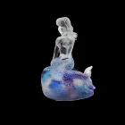 Crystal Glass Cube Souvenir Fengshui Liuli Business Gift