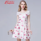 New model casual dresses pictures office dress and ladies women maxi floral dress