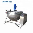 Stainless Steel 500L Jacketed Cooking Kettle Steam Jacketed Kettle with Agitator