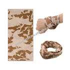 Custom tubular bandana camo pattern bandana/tube with all over printing neck warm bandana