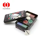 Casino style Gambling games professional 100 pc cheap poker chips set