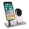 Hing Quality 2 in 1 Multi Aluminum Charger Device Organizer for Apple Watch Stand and Charging Station for iPhone Charging Dock