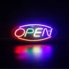 LED NEON Sign OPEN Advertisement Board Electric Display Sign Two Modes Flashing & Steady Light For Business/Walls/Window/ Shop