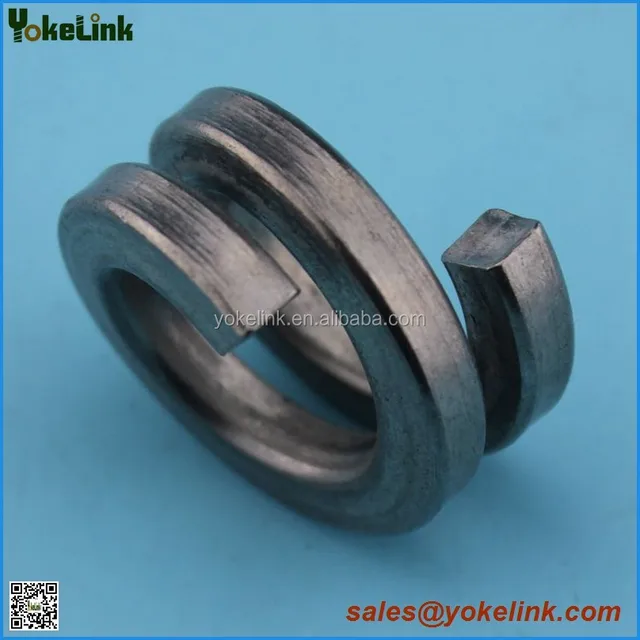 double coil helical spring lock washer