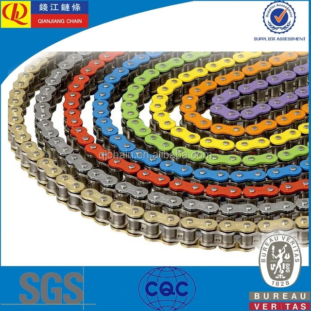 color O-ring racing motorcycle chains / ATV chains