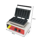 Commercial Lolly Wafelijzer lolly waffle maker waffle factory stick waffle machine