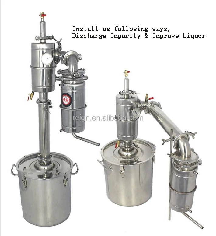 Mainstream Cooler Distillation Column For Wine Brewing Device, View
