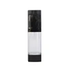 Hot sale square double wall transparent airless pump bottle acrylic cosmetic container