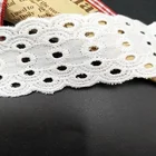 Korean Lace Cotton Embroidery 2 Inch Cotton Lace Trim