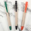 Promotional recycle ballpoint pen with paper custom logo for Eco-friendly paper pen